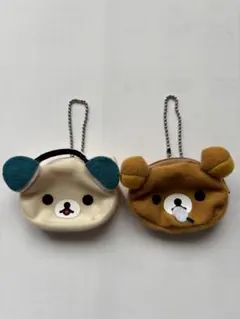 リラクマのデザイン コインケース 2個メモ帳5冊セット
