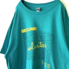 ギルダン GO!St.Louis セントルイス Tシャツ L グリーン緑古着