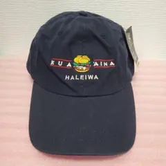 新品 KUA'AINA キャップ 帽子 ネイビー クアアイナ ハワイ ハレイワ