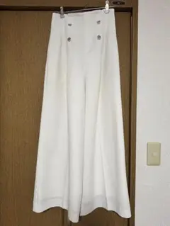 ワイドパンツ ホワイト