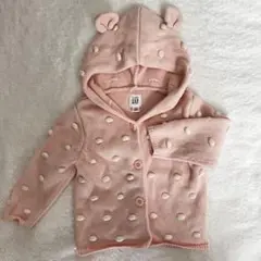 baby GAP ♡くまみみドットカーディガン♡女の子　♡おまけ付き