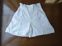 GU　160 ホワイト コットン キュロット