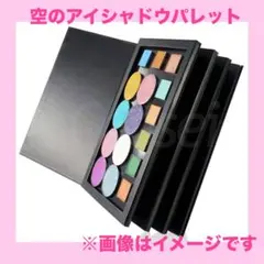【メイク好きさんに✨】アイシャドウパレット 空 ブラック　未使用品✨