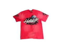 Hellstar Tシャツ レッド drip swag - メルカリ