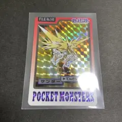 ポケットモンスター カードダス 青 No.146 ファイヤー キラ 7624