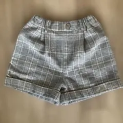 美品 ウール 冬 Jenni Love グレー チェック 半ズボン