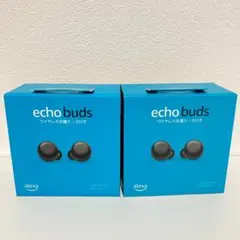 新品 Echo Buds 第2世代 ワイヤレスイヤホン ブラック 黒 2セット