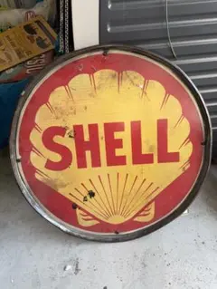 1960'Shell シェル アドバタイジング ヴィンテージ看板 サイン 1960'Shell シェル アドバタイジング ヴィンテージ看板 サイン - メルカリ