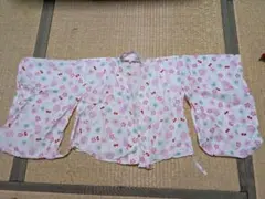 Pink Floral Kids' Yukata (120 cm)子供用浴衣