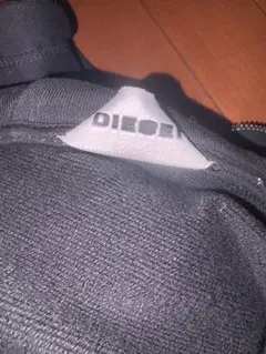 diselの 黒 ジッパー付きフードパーカー