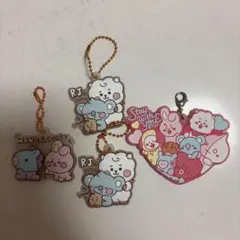 BT21 キャラクター キーホルダー 4点セット まとめ売り
