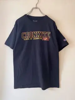No.7121 Champion CRONKITE ASU Tシャツ 黒 Mのサムネイル