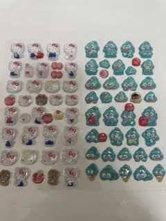 ボンボンドロップシール　キティ　ハンギョドン　2種