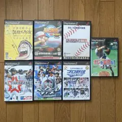 【PS2】野球ゲーム 7本セット｜激闘プロ野球(ドカベン)パワプロ10決定版 他