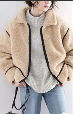 ボアブルゾン　ジャケット