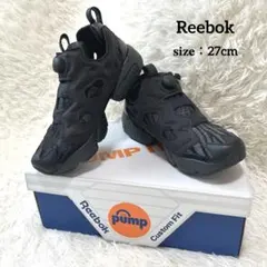 【希少】Reebok Instapump Fury ブラック 27cm アニマル