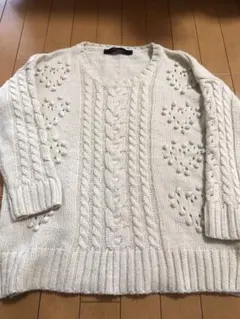 ハートニットセーター