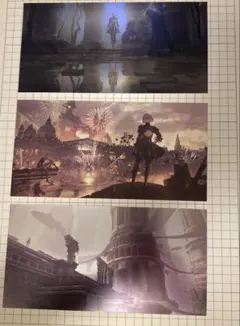 ニーア　オートマタ　レプリカント　リィンカネ　ラージポストカードセット