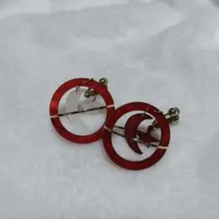 イヤリング 月・星モチーフ