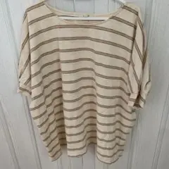 ボーダー Tシャツ カットソー   スタディオクリップ 新品 Lサイズ
