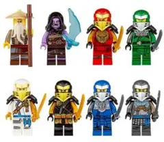 レゴ互換　レゴニンジャゴー キャラクター　敵味方 8体セット