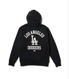 NEW ERA ニューエラ パーカー HOODIE MLB LAブラック