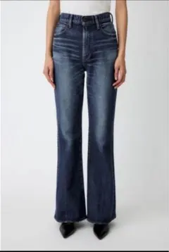 MOUSSY MVS D/BLU FLARE マウジーフレアデニム