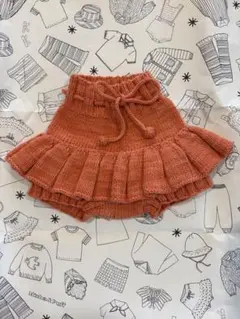 Misha & Puff ニットフリルスカート Misha & Puff 】ニットスカート 5-6歳用 美品 - メルカリ