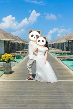 前撮り　ウェディングドレス