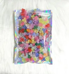 多色　ブロック型ビーズ 半透明　大量　おまとめセット