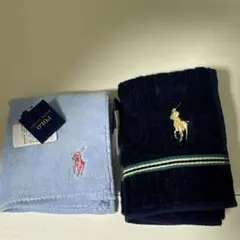 ポロ・ラルフ・ローレン タオルハンカチ 2枚セット