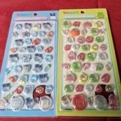 たまごっち3Dステッカーボンボン シール ●くちぱっち●みみっち 2枚セット