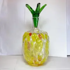 ★★★ パイナップル ガラス デキャンタ 約23cm 琉球ガラス 瓶 ワイン