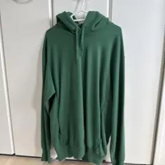 UNIQLO グリーン フード付きパーカー Lサイズ