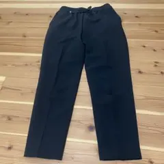黒 ストレートパンツ ウエストゴム　OPAQUE.CLIP