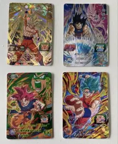 スーパードラゴンボールヒーローズ　孫悟空(星4-1枚,CP-2枚,星3-1枚)