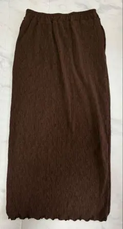 ローリーズファーム　ロングタイトスカート　シャイニーフリル