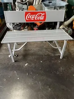 Coca-Cola アウトドアベンチ シルバー　コカコーラ4脚セット 2025年最新】コカコーラベンチの人気アイテム - メルカリ