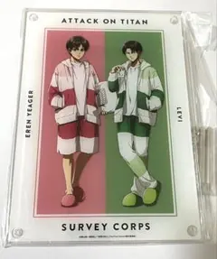 進撃の巨人　ルームウェア　アクリルパネル　エレン　リヴァイ