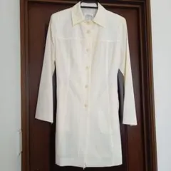 jona 薄手コート 13AR アイボリー ウエストリボン付き 美品