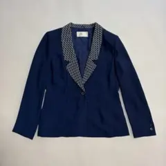 vintage 個性派 総柄ショールカラージャケット バブル 昭和レトロ 古着のサムネイル