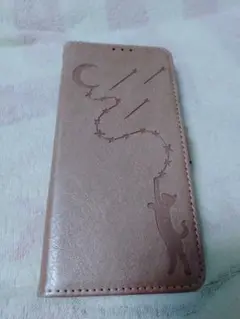 Moto g52j 5g 用スマホケース 手帳型 可愛い 猫柄 ローズ