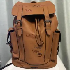 希少！COACH コーチ ハドソン　リュック バックパック レザー　C8146