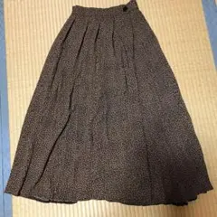【USED】SPIRAL GIRL レオパード柄 巻きスカートのサムネイル