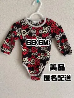 【美品】 marimekko マリメッコ 花柄ロンパース 68 (6M)