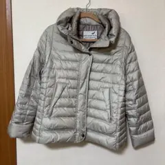 NON DOWN PACK ダウンジャケット＆ベスト　2ウェイタイプ　Ｌシルバー