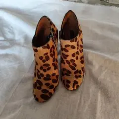 zara wowan レオパードブーティ38のサムネイル