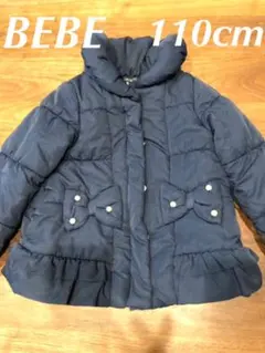 bebe ベベ　アウター ダウンコート　110cm 紺