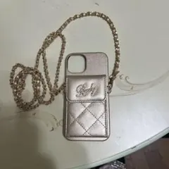 Rady❗️ゴールド キルティング スマホショルダーバッグのサムネイル