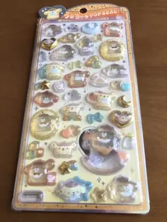 サンリオ　ポムポムプリン　うるちゅるポップシール　ベビー